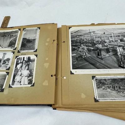 Antique Photograph Album, family photos, travel, wonderful quality photo