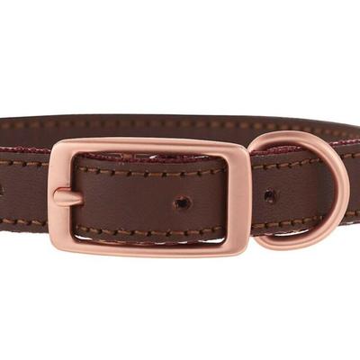 NWT Top Paw Woven Leather Pink Adjustable Dog Collar - Small