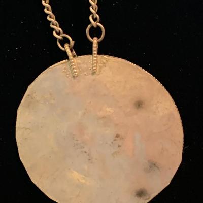 TWO Large Vintage Necklace / Pendants