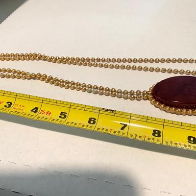 TWO Large Vintage Necklace / Pendants