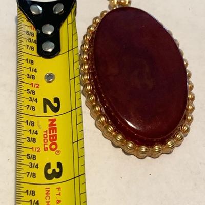 TWO Large Vintage Necklace / Pendants