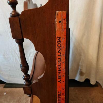 FRENCH PROVINCIAL STYLE SOLID WOOD BOOK SHELF