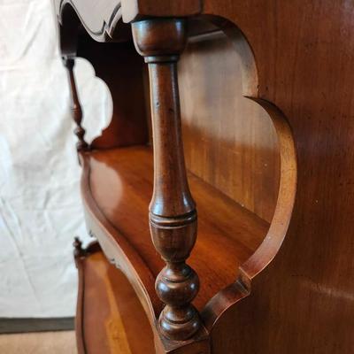 FRENCH PROVINCIAL STYLE SOLID WOOD BOOK SHELF