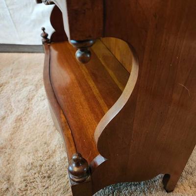 FRENCH PROVINCIAL STYLE SOLID WOOD BOOK SHELF