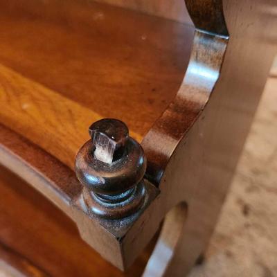 FRENCH PROVINCIAL STYLE SOLID WOOD BOOK SHELF