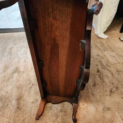 FRENCH PROVINCIAL STYLE SOLID WOOD BOOK SHELF