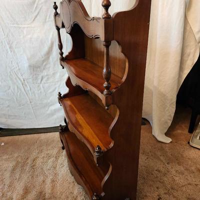 FRENCH PROVINCIAL STYLE SOLID WOOD BOOK SHELF