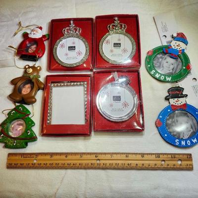 Christmas frames ornament lot
