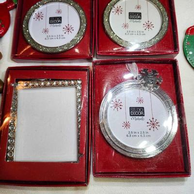 Christmas frames ornament lot
