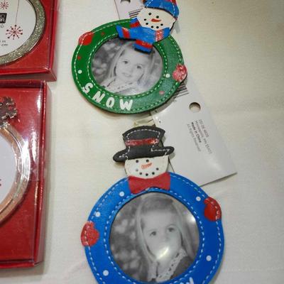 Christmas frames ornament lot