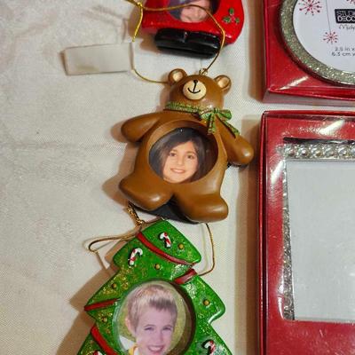 Christmas frames ornament lot