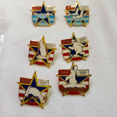 Vintage 1996 Atlanta Olympics Official Collector Pin COCA COLA Pins, Coca Cole opener