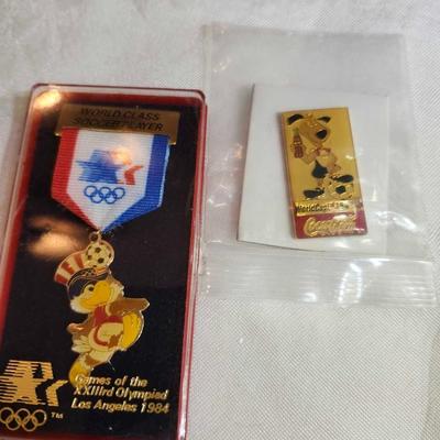 Vintage 1996 Atlanta Olympics Official Collector Pin COCA COLA Pins, Coca Cole opener