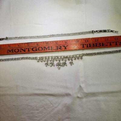 Mixed Rhinestone jewelry lot, some Vintage some with maker’s mark