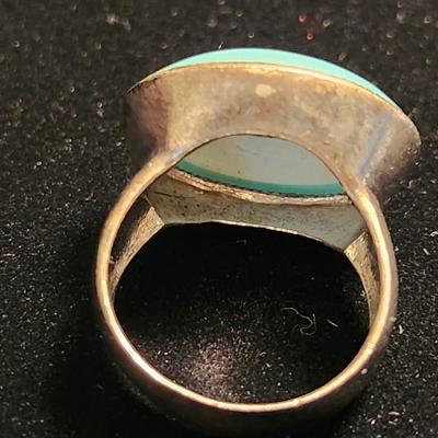 Old Pawn Turquoise Ring