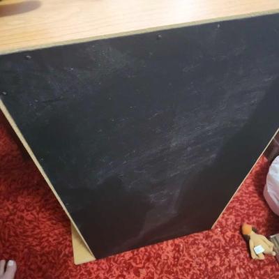 TV Console, Entertainment stand, barely used. Glass doors