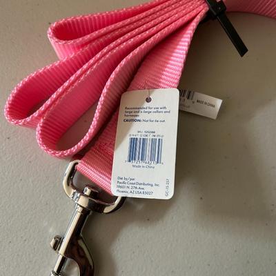 NWT Great Choice PINK 4' Leash with Stainless Steel Hardware