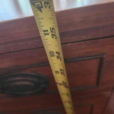 Vintage Early Solid Wood 4 Drawer Chest
