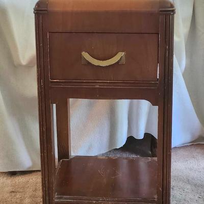 Vintage Art Deco Waterfall Nightstand