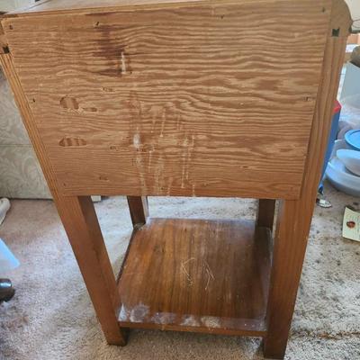 Vintage Art Deco Waterfall Nightstand
