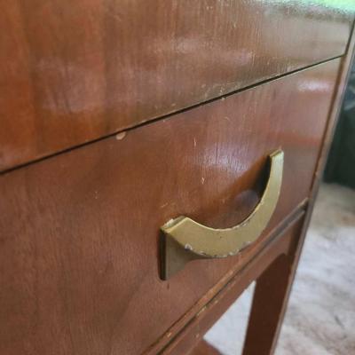 Vintage Art Deco Waterfall Nightstand