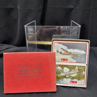 TWA Double Deck Playing Cards