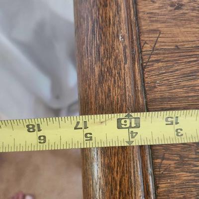 Vintage 1930 ' S 1940 ' S Art Deco Wood Waterfall Nightstand 26 " H - 16 " W - 13 " D