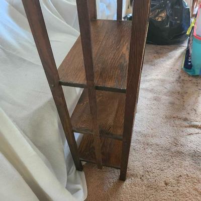 Antique Mission Rustic Bookcase Craftsman Country Farmhouse Bungalow Primitive Cottage Cupboard Stand Cabinet Shelves