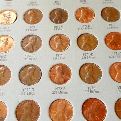LOT 148 LINCOLN CENT SET 1941 TO 1974