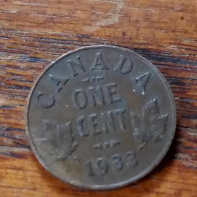 LOT 153 1933 CANADIAN PENNY