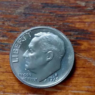 LOT 156 1973-S PROOF DIME