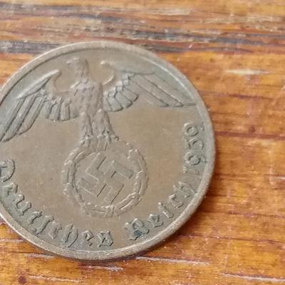 LOT 160 1939 GERMAN COIN
