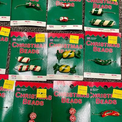 Beads Lot #5 - Westrim Crafts Christmas Beads Lot - new condition