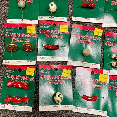 Beads Lot #5 - Westrim Crafts Christmas Beads Lot - new condition