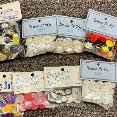 Button Lot #1 - many types and varieties