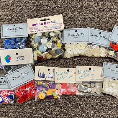 Button Lot #1 - many types and varieties