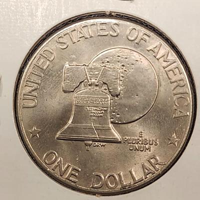 Uncirculated 1976 Eisenhower Ike Dollar, 1976 Kennedy Half Dollar , 1976 Quarter