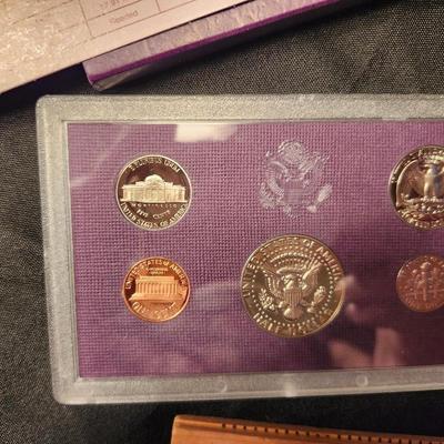 Uncirculated 1987 Clad Proof Set U.S. Mint, & Kansas Quarters