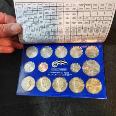 2008 Uncirculated Coin Set U.S Mint Government Packaging OGP COA