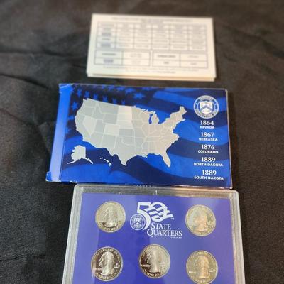U.S. Mint 2003, 2005, 2006, 2007, 2008 US Coin Proof Sets