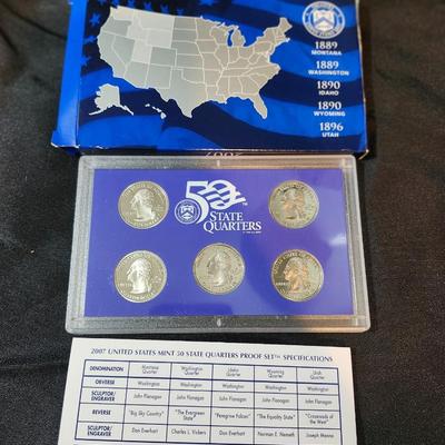 U.S. Mint 2003, 2005, 2006, 2007, 2008 US Coin Proof Sets