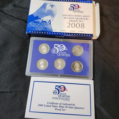 U.S. Mint 2003, 2005, 2006, 2007, 2008 US Coin Proof Sets