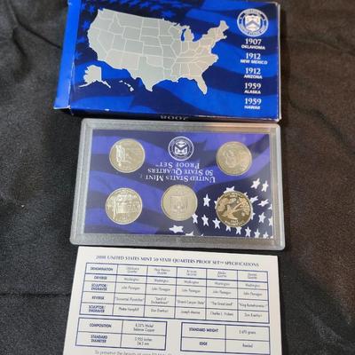 U.S. Mint 2003, 2005, 2006, 2007, 2008 US Coin Proof Sets