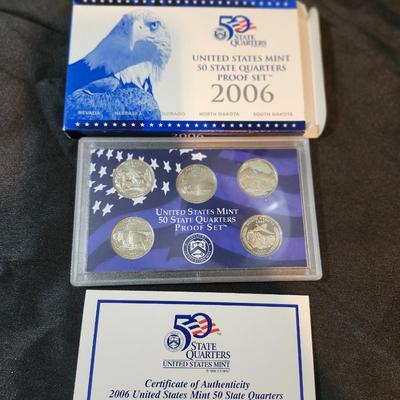 U.S. Mint 2003, 2005, 2006, 2007, 2008 US Coin Proof Sets