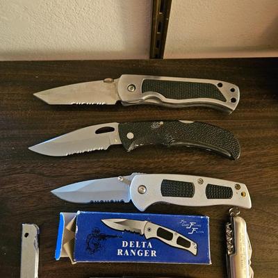 Assortment of Pocket Knives