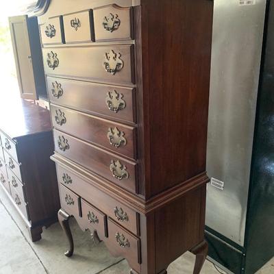 Link-Taylor Highboy Chest 77"H 36"W 18"depth
