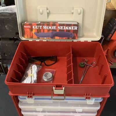 Plano tacklebox red and beige