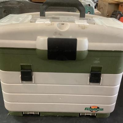 Flambeau green & beige tacklebox