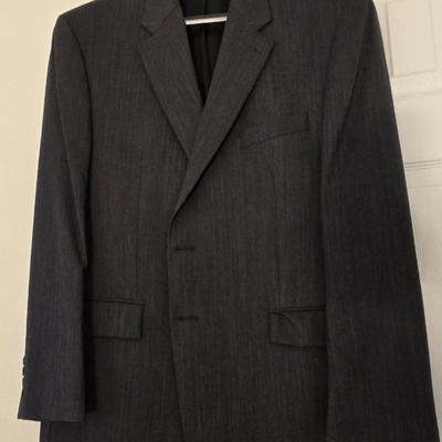 Men's Suit Jackets, (1) Suit, Ties, Button Down Shirts, and Pants