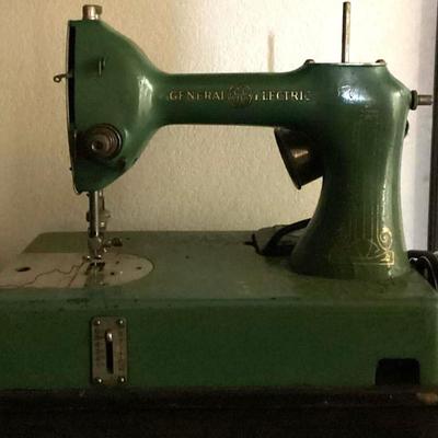 Very Rare Collectible GE Sewhandy Sewing Machine Model A Serial # 2229 With Case